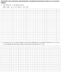 Clasa a IV-a - Matematica Interactiva